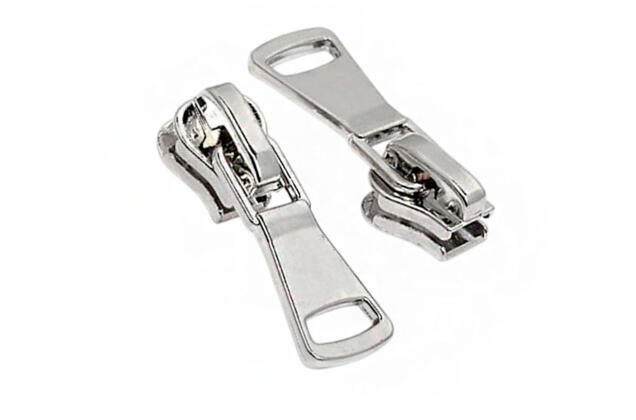 Бегунок с собачкой MaxZipper, замок автомат TD26, трактор N5, никель