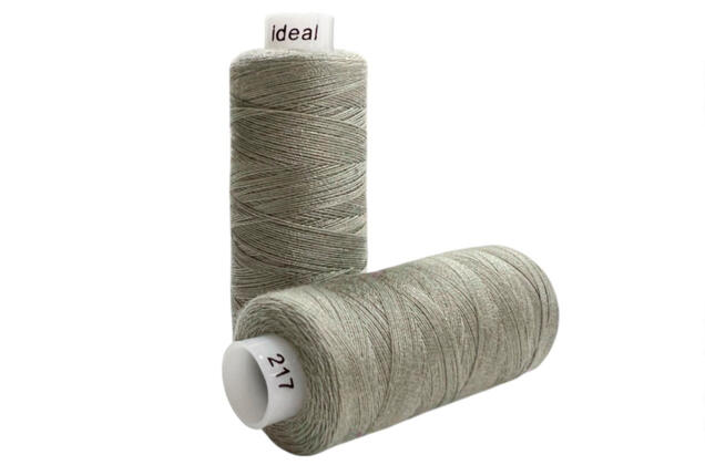 Нитки бытовые IDEAL, 40/2, цвет 217 серые
