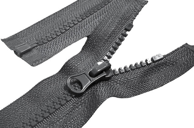 Молния трактор MaxZipper, 80 см, тип 5, темно-серая (312)