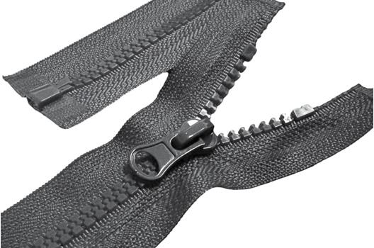 Молния трактор MaxZipper, 80 см, тип 5, темно-серая (312)