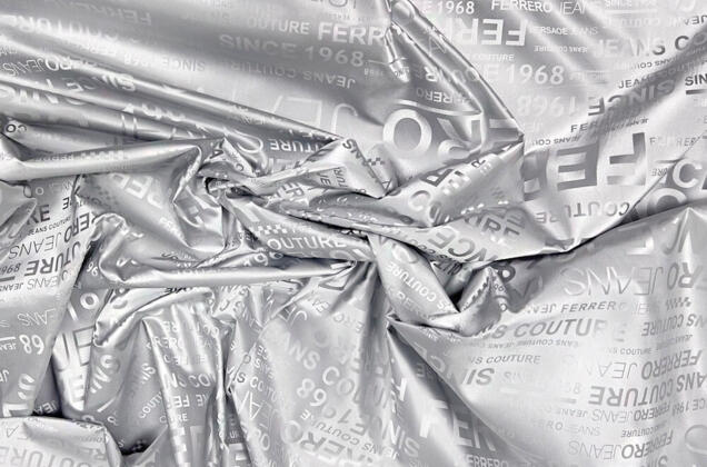 Курточная  мембранная Taffeta 300Т, серебро 5