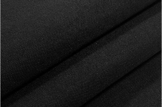 Мебельная рогожка LUX, черная (23)