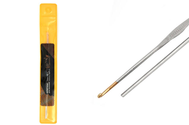 Крючок для вязания Maxwell Gold, металл 2 мм /12 см (1 шт)