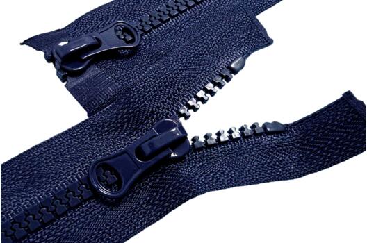 Молния трактор MaxZipper пластиковая, 80 см, тип 5, синяя (F330), 2 замка, разъемная