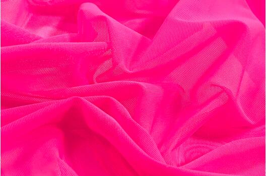 Сетка стрейч, розовый неон, 80 гр/м2