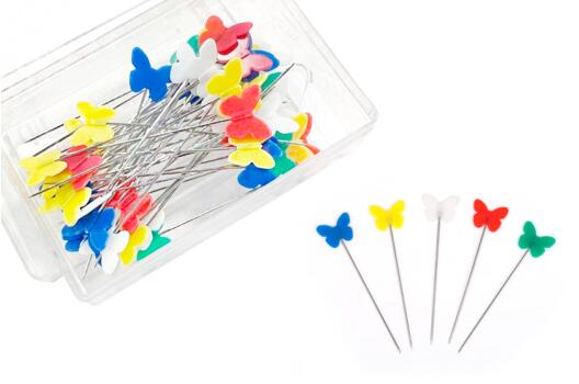 Булавки с декоративной головкой, Бабочки, 53 мм