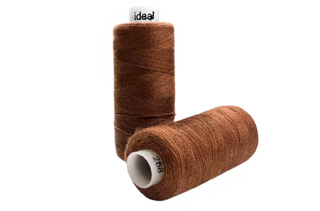 Нитки бытовые IDEAL, 40/2, цвет 288 коричневый