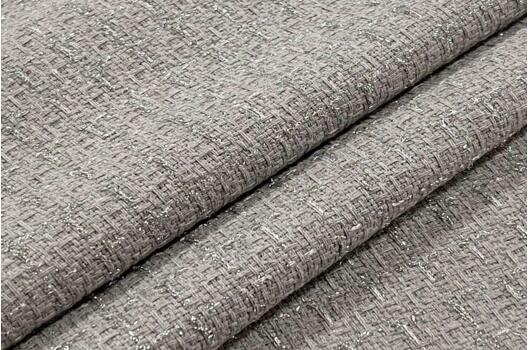 Костюмный Твид в стиле Шанель, светло-серый, Турция