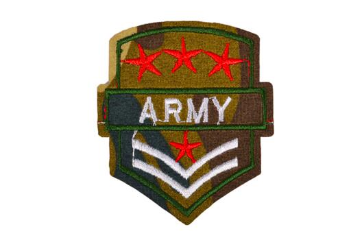 Термоаппликация, Army, 5.6х6.5 см