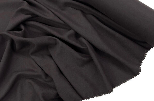 Пальтовая шерсть (97771), темно-серая с коричневым подтоном, Италия