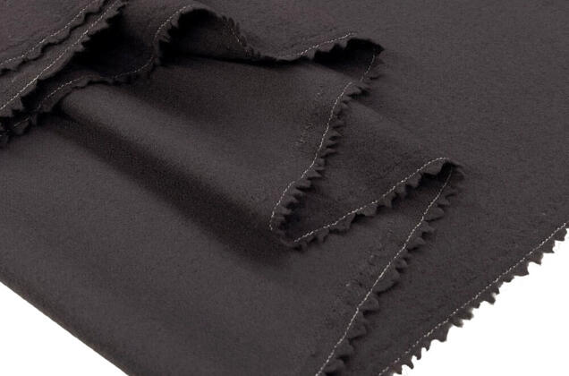 Пальтовая шерсть (97771), темно-серая с коричневым подтоном, Италия 3