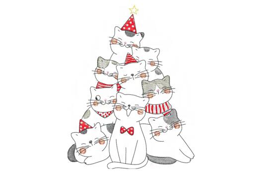 Машинная вышивка, Котоелка