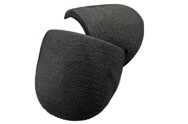Подплечники обтянутые втачные, черные, 14 мм