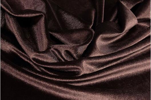 Бархат стрейч, каштан