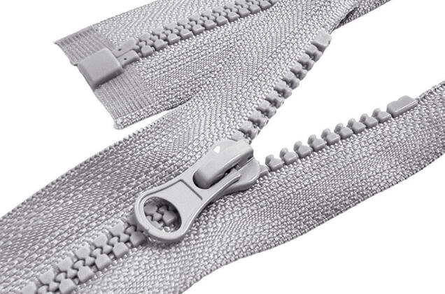 Молния трактор MaxZipper, 80 см, тип 5, светло-серая (S336)