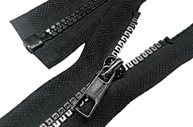 Молния пластик трактор FURNI Chine great wall, 75 см, тип 5, разъемная, черная/никель