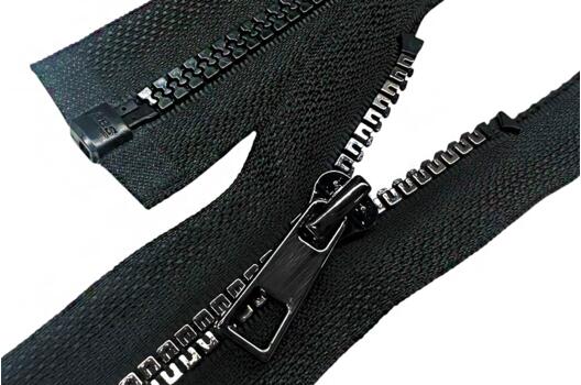 Молния пластик трактор FURNI Chine great wall, 70 см, тип 5, разъемная, черная/черный никель