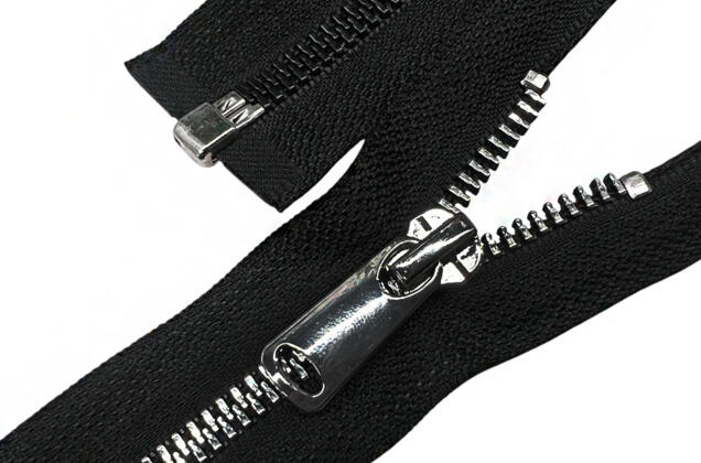 Молния пластик трактор FURNI Corn, 70 см, тип 5, разъемная, черная/черный никель