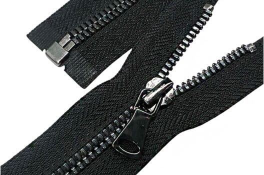 Молния металлическая FURNI Corn HH-2443, 60 см, тип 5, разъемная, черная/черный никель