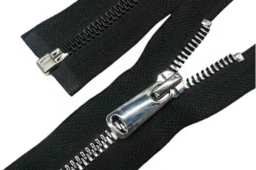 Молния пластик трактор FURNI Corn, 75 см, тип 5, разъемная, черная/никель