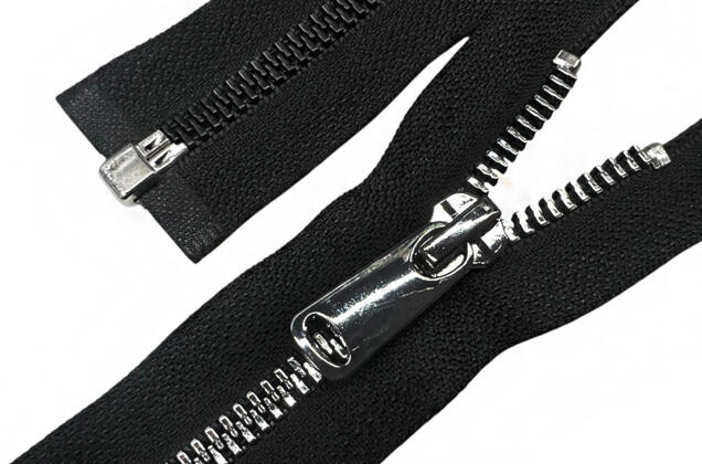 Молния пластик трактор FURNI Corn, 75 см, тип 5, разъемная, черная/черный никель