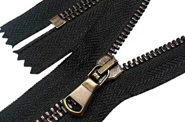 Молния металл FURNI (6M CE матовый), 18 см, тип 5, неразъемная, черная/бронза (DAB)