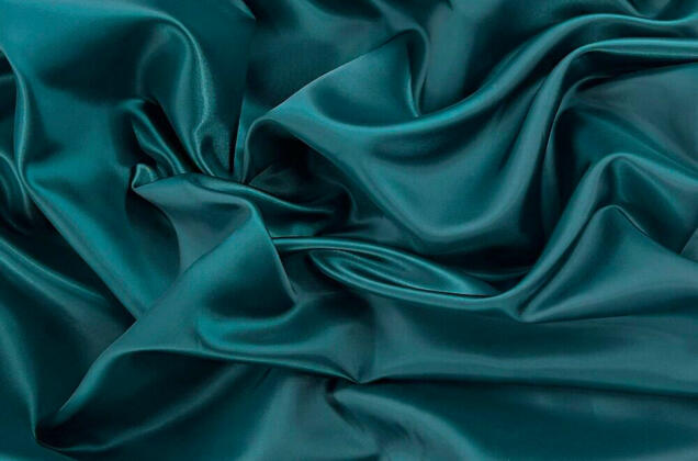 Подкладочная ткань с вискозой (6010M / Green), морская волна 1