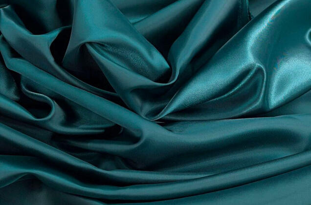 Подкладочная ткань с вискозой (6010M / Green), морская волна 2