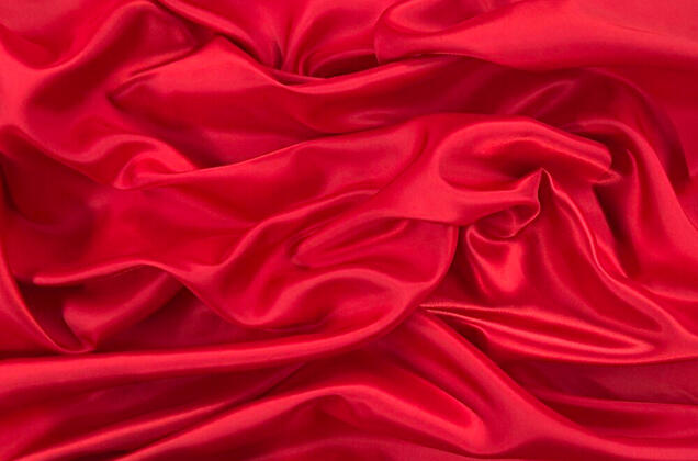 Подкладочная ткань с вискозой (6010W / 6680), красная 1