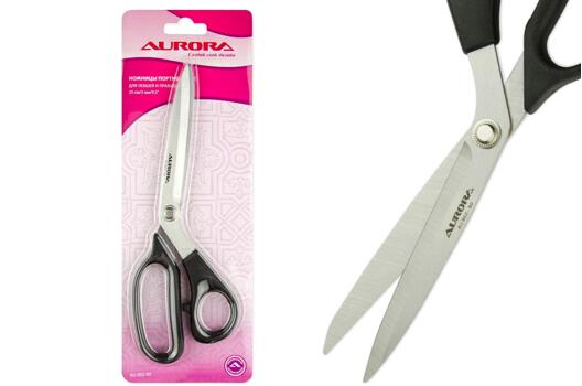 Ножницы раскройные AURORA, для левшей и правшей, 23 см