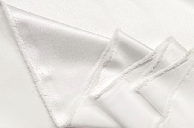 Свадебный сатин (корсетный атлас), молоко, Тайвань 4