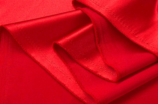 Свадебный сатин (корсетный атлас), красный, Тайвань 4