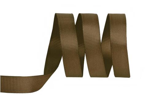 Лента репсовая MagicHobby 12 мм, коричневая (814)