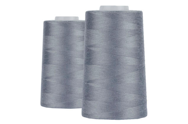 Нитки бытовые MAXag basic, 50/2, 5000 ярдов, серые (224)