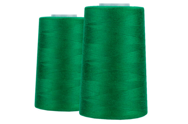 Нитки бытовые MAXag basic, 50/2, 5000 ярдов, зеленые (431)