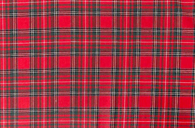 Рубашечная фланель (фуле) 100% хлопок, Клетка красная, Турция 5