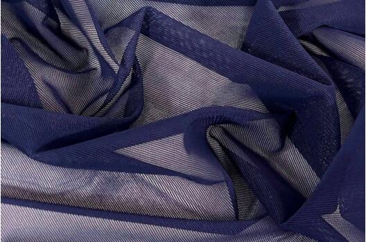 Сетка стрейч, темно-синяя (061), 80 гр/м2