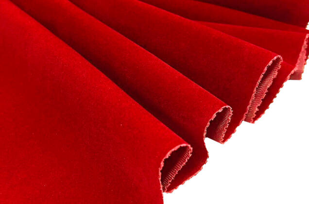 Бархат сувенирный, красный