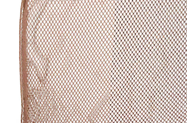 Сетка трикотажная со стразами, бежевая, 140 см 5