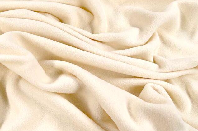 Флис двусторонний, молочный (F103)