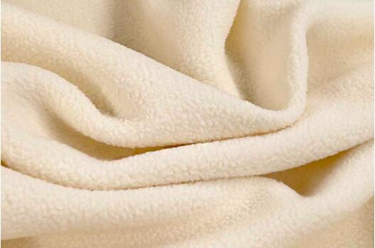 Флис двусторонний, молочный (F103)