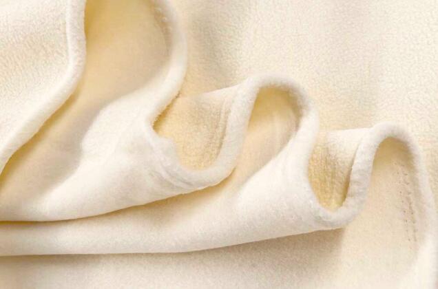 Флис двусторонний, молочный (F103) 2