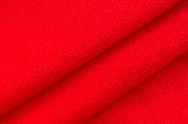 Флис двусторонний, красный (F171) 2