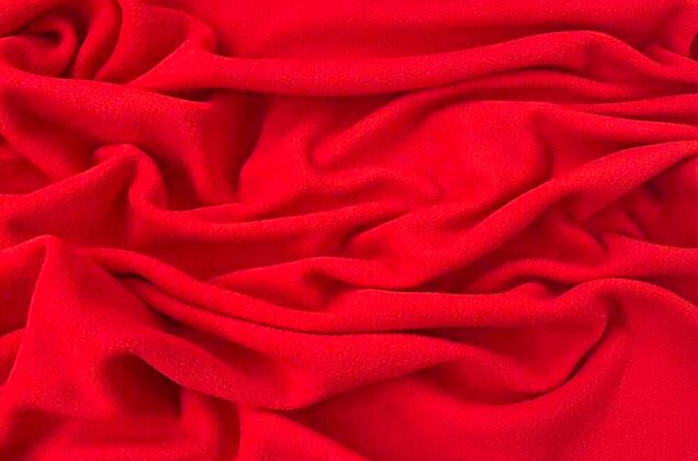 Флис двусторонний, красный (F171) 3