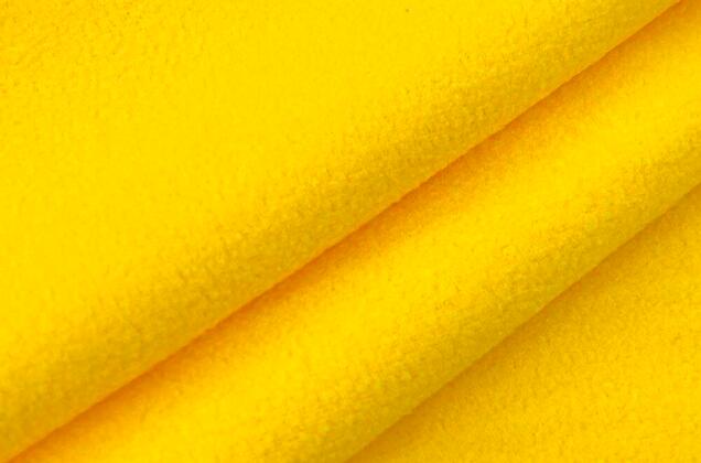 Флис двусторонний, желтый (S001) 3