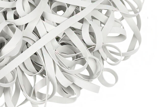 Резинка латексная рифленая без талька 7 мм, белая