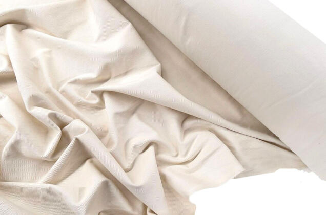 Вельвет 100% хлопок, молоко, 140 см 4