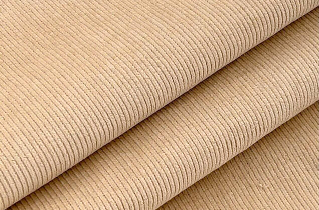 Вельвет 100% хлопок, светло-бежевый, 140 см 1