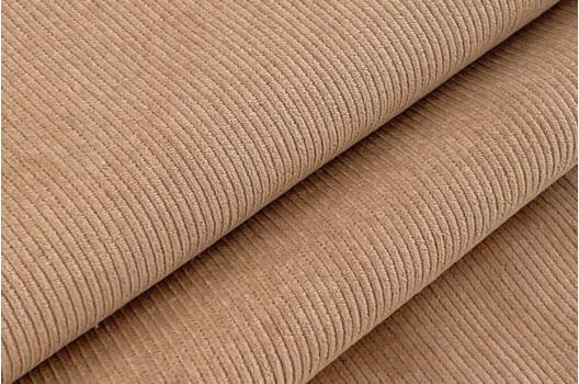 Вельвет 100% хлопок, бежевый, 140 см