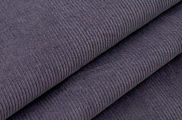 Вельвет 100% хлопок, серый, 140 см 2